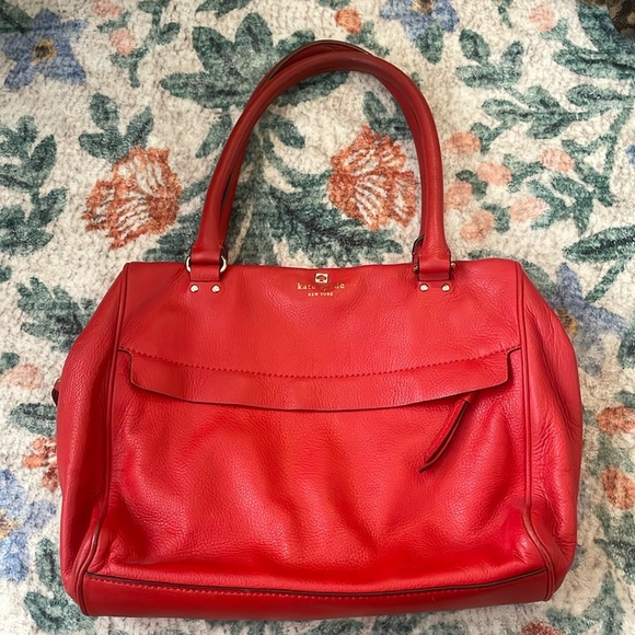 Red Kate Spade handbag - Picture 1 of 5